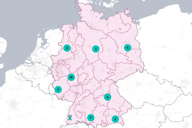 Karte über die Orte des Missbrauchs Karte über die Orte des Missbrauchs